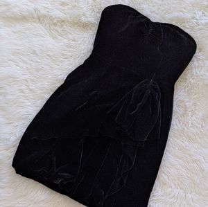 Marc Jacobs velvet strapless dress NWOT